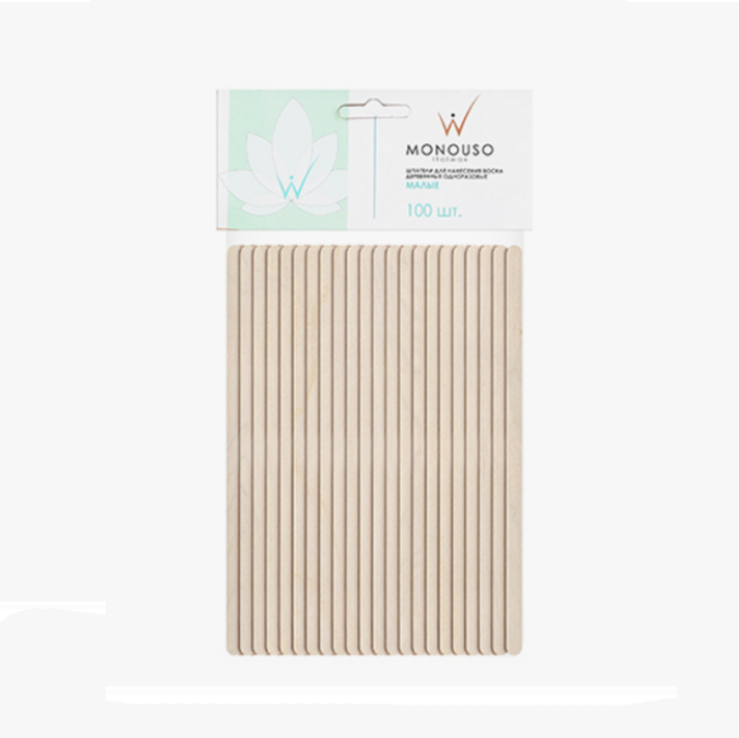 Шпатели деревянные ItalWax Малые 6*140 мм 100 шт