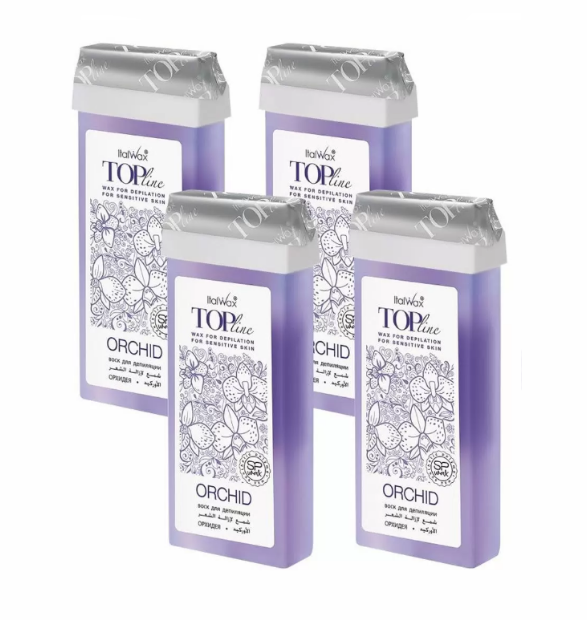 Воск для депиляции в картридже ItalWax Top Line Orchid Орхидея 100 мл