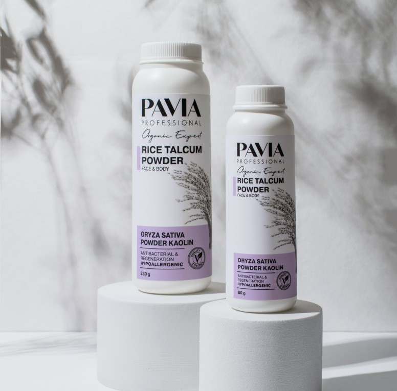 Рисовая пудра-тальк для депиляции Pavia 230 г
