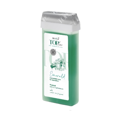 Воск для депиляции в картридже ItalWax Top Line Emerald Изумруд 100 мл