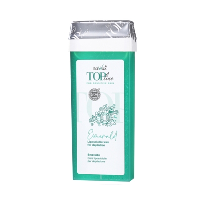 Воск для депиляции в картридже ItalWax Top Line Emerald Изумруд 100 мл