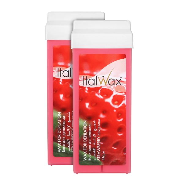 Воск для депиляции в картридже ItalWax Клубника 100 мл